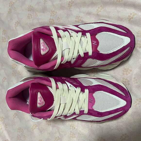 New Balance 9060 Purple Women's Sneakers - Picture 2 of 7